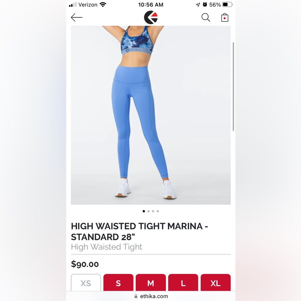 Ethika Women’s High Waist Tight, S